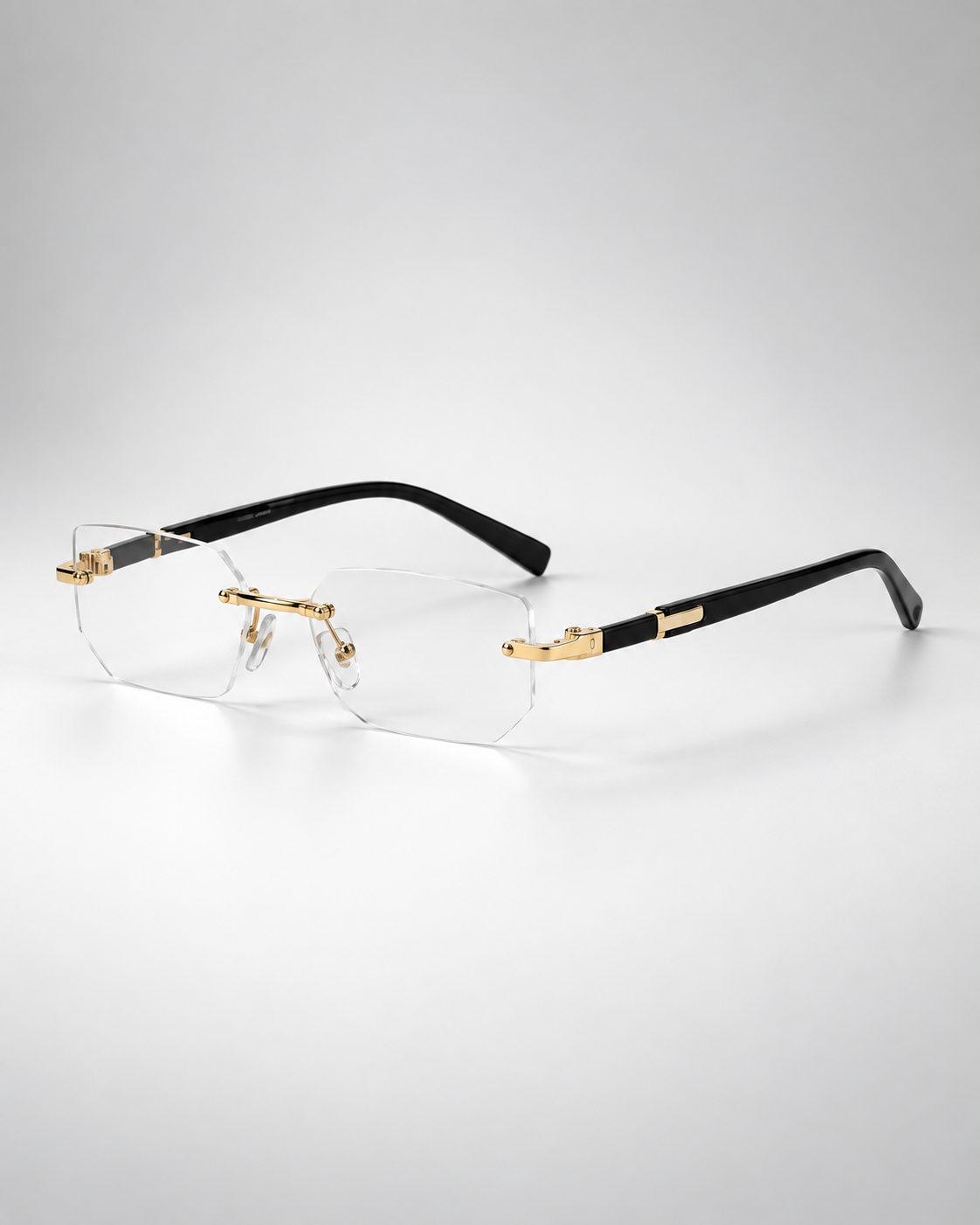 Gafas Rimless transparente