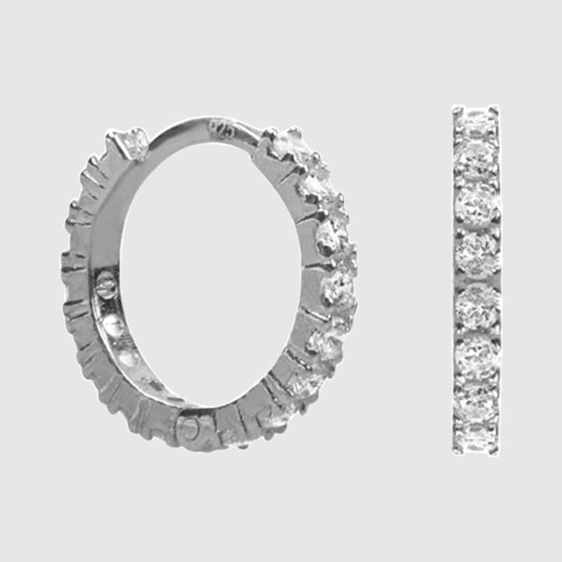 Brisa | Aros con piedras en todo el contorno