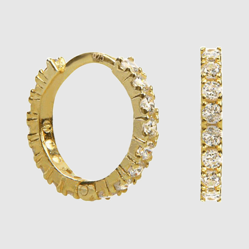 Brisa | Aros con piedras en todo el contorno