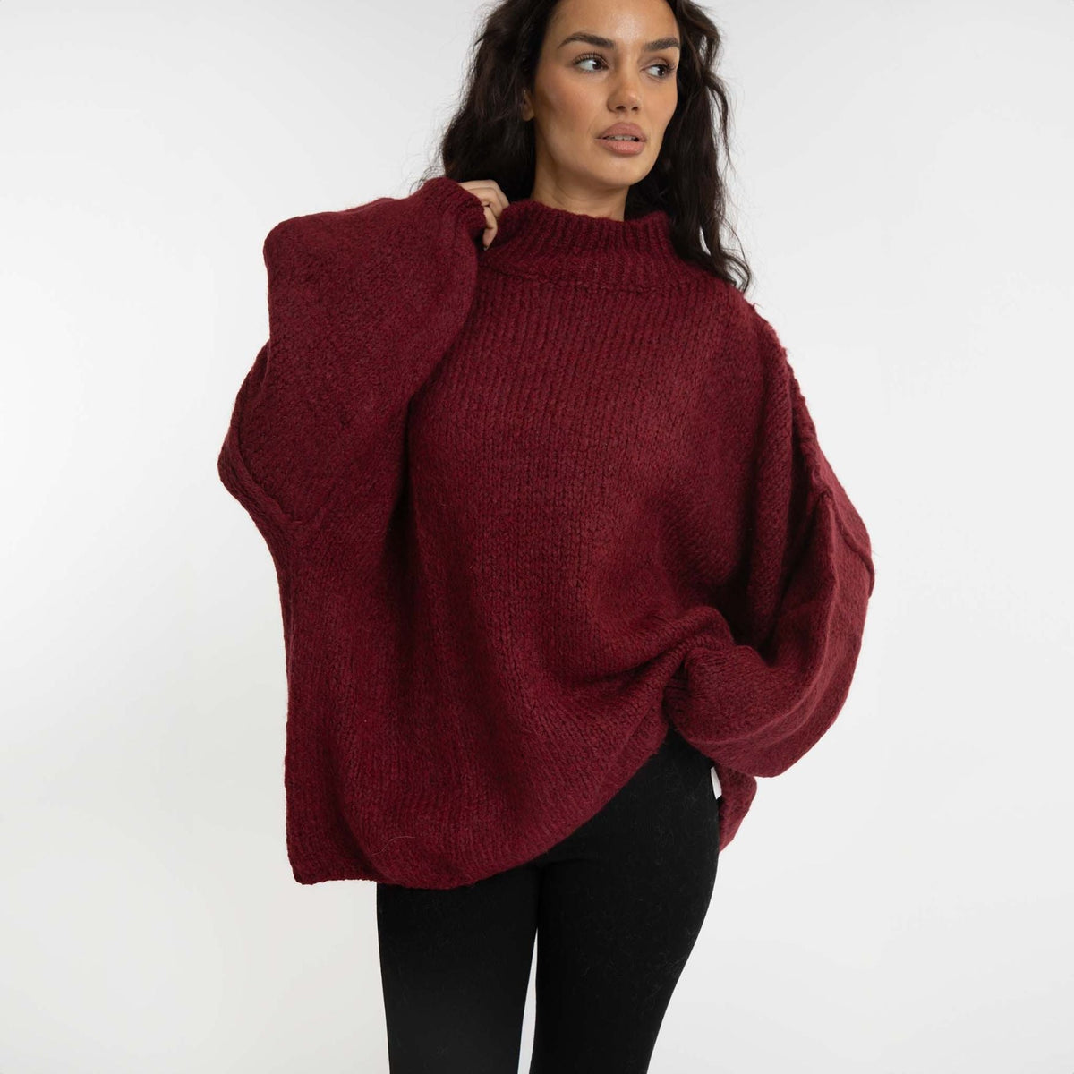 Úrsula | Jersey oversize de cuello alto