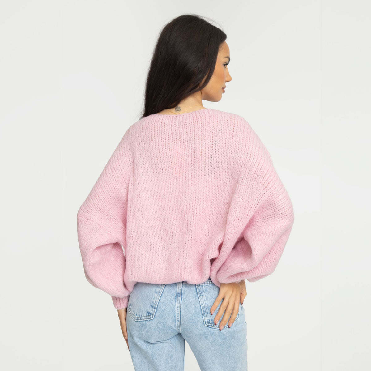 Noemí | Cárdigan oversize con lazos delanteros