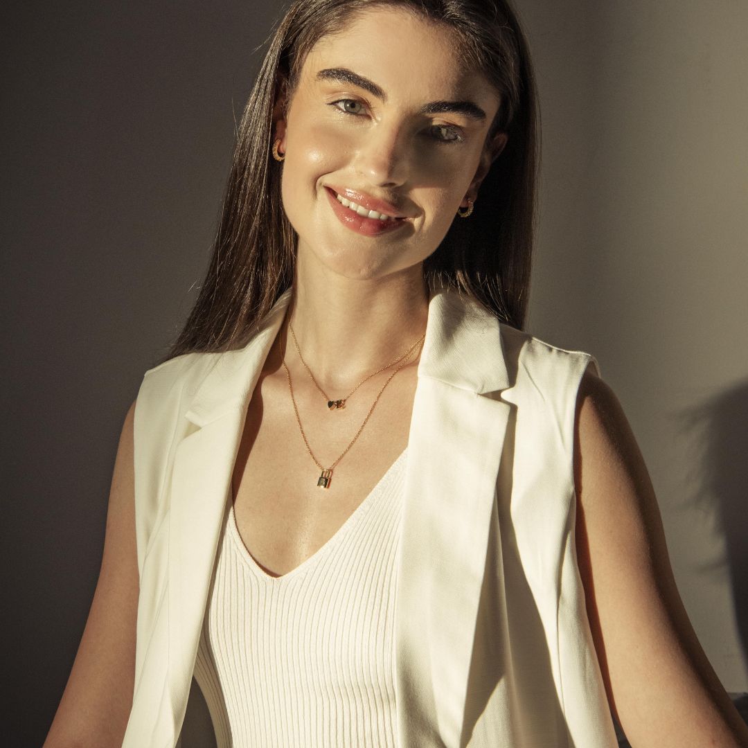 Abigail | Collar con colgante candado