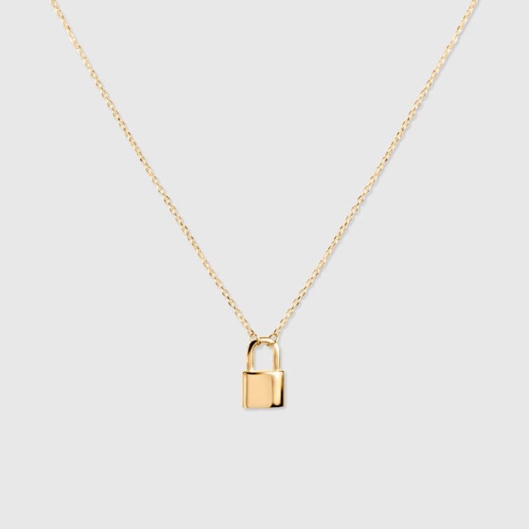 Abigail | Collar con colgante candado