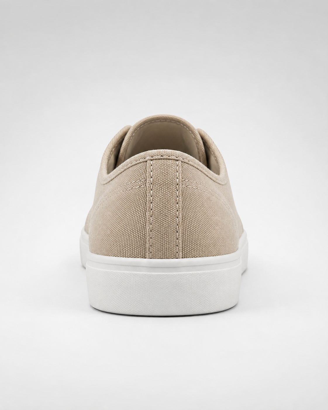 Sneaker Canvas Street beige de estilo canvas para hombre - vista trasera