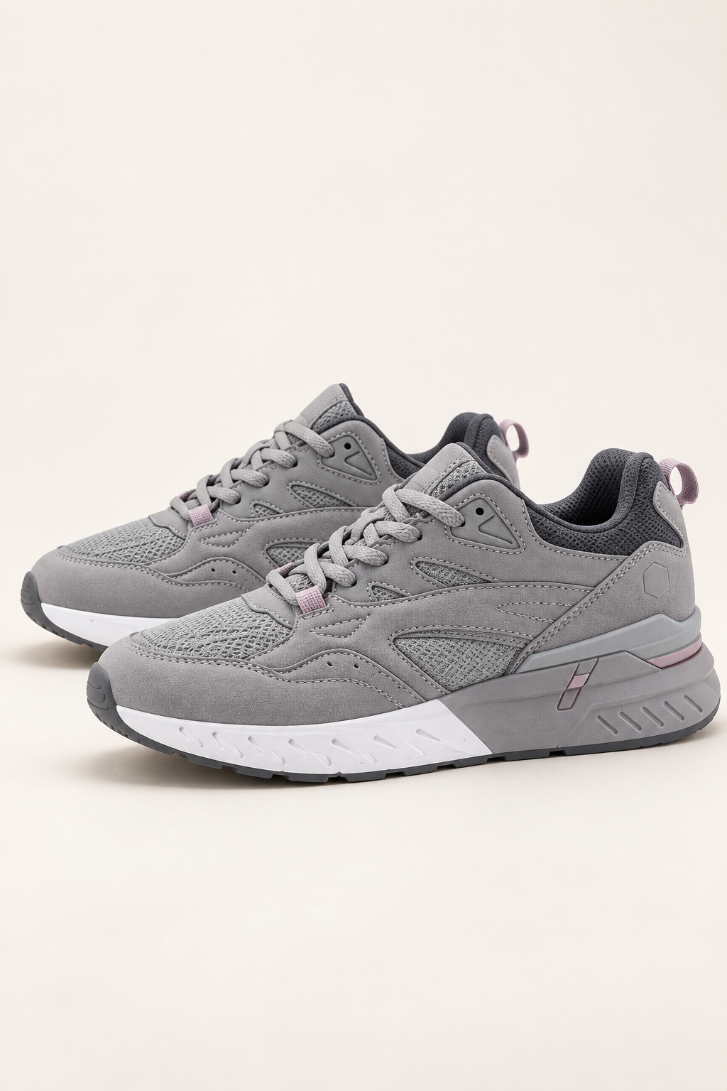 Zapatillas Urban Rebound V9 de mujer en Dove Gray — portada del par