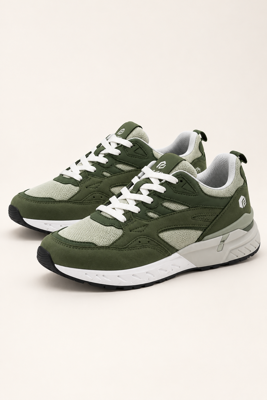 Zapatillas Urban Rebound V9 de mujer en Olive Green — portada del par