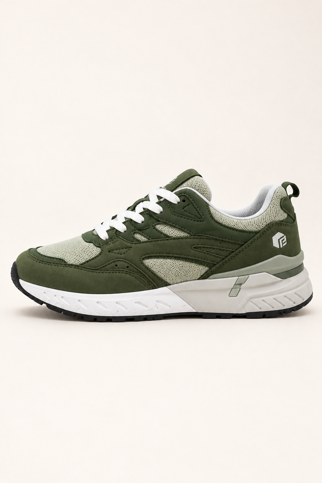 Zapatillas Urban Rebound V9 de mujer en Olive Green — perfil lateral