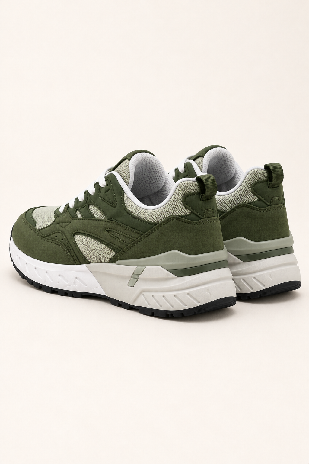 Zapatillas Urban Rebound V9 de mujer en Olive Green — vista trasera