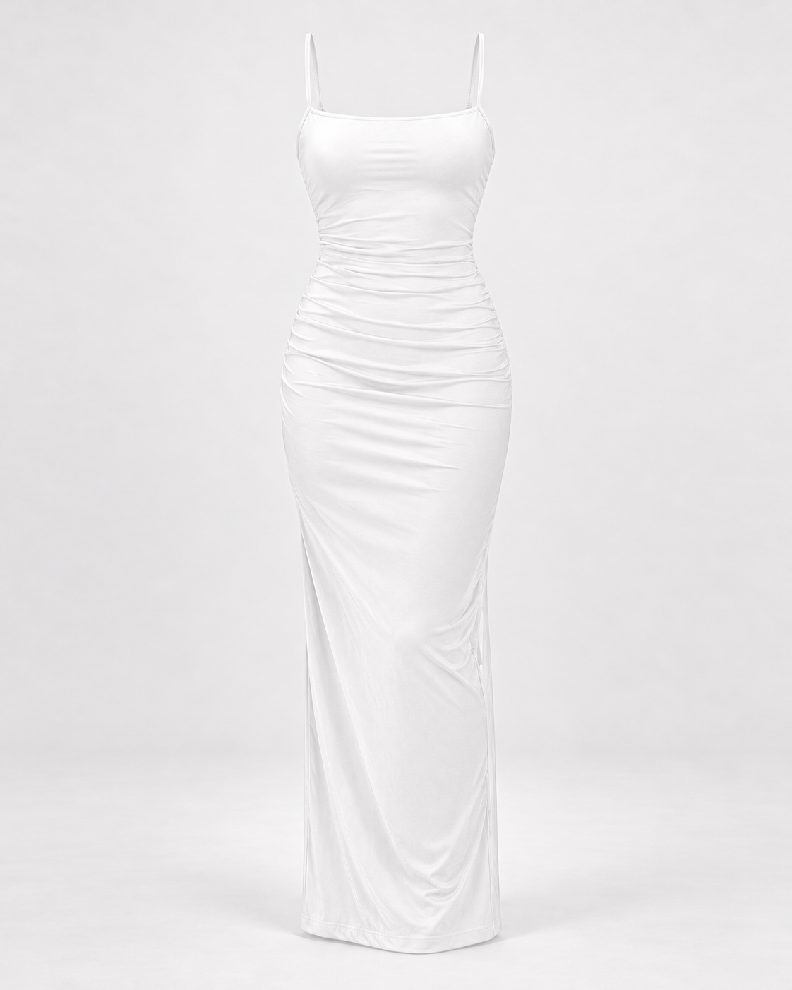 Vestido Alma Fit blanco - frontal