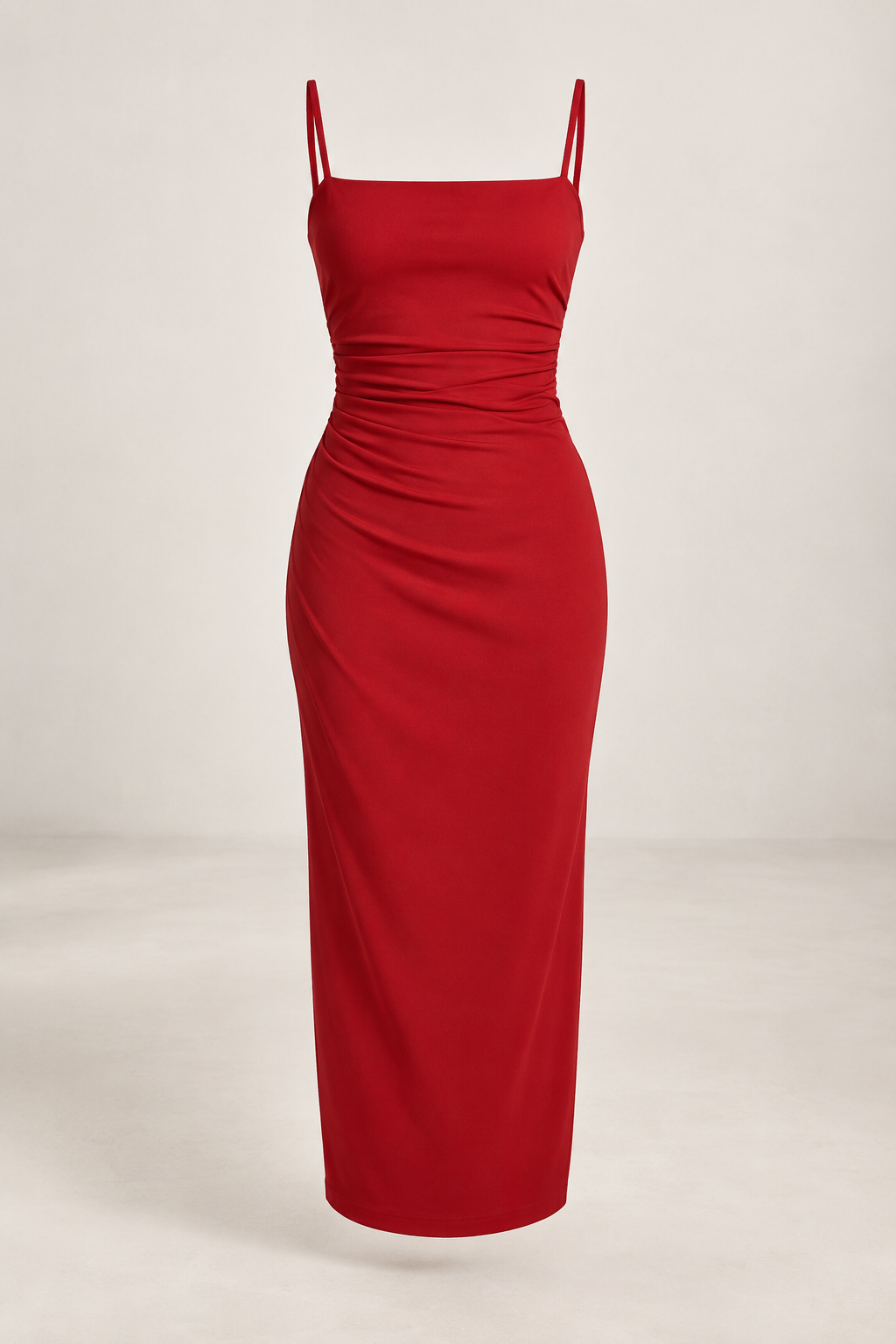 Vestido Alma Fit rojo - frontal
