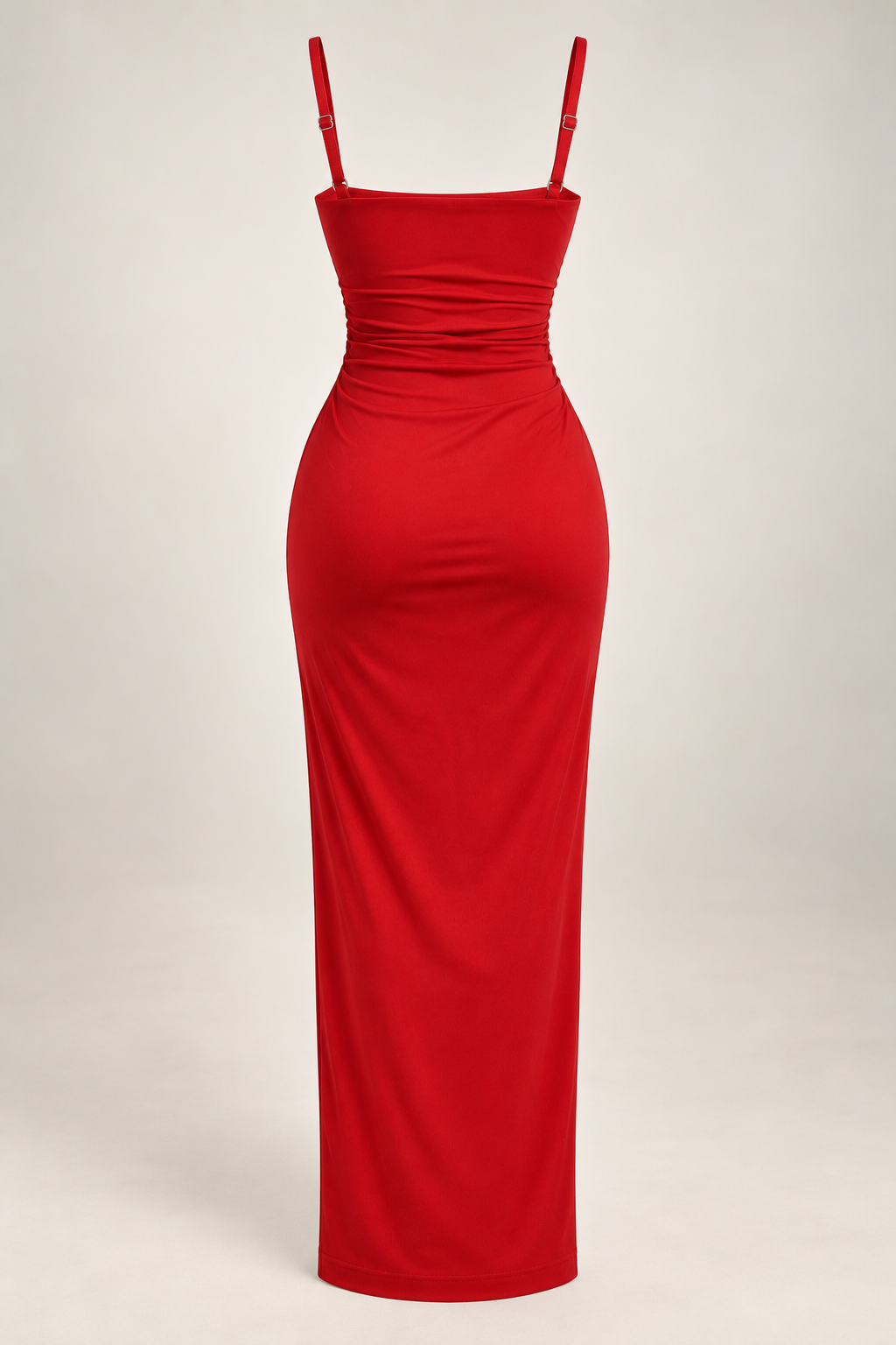 Vestido Alma Fit rojo - trasera