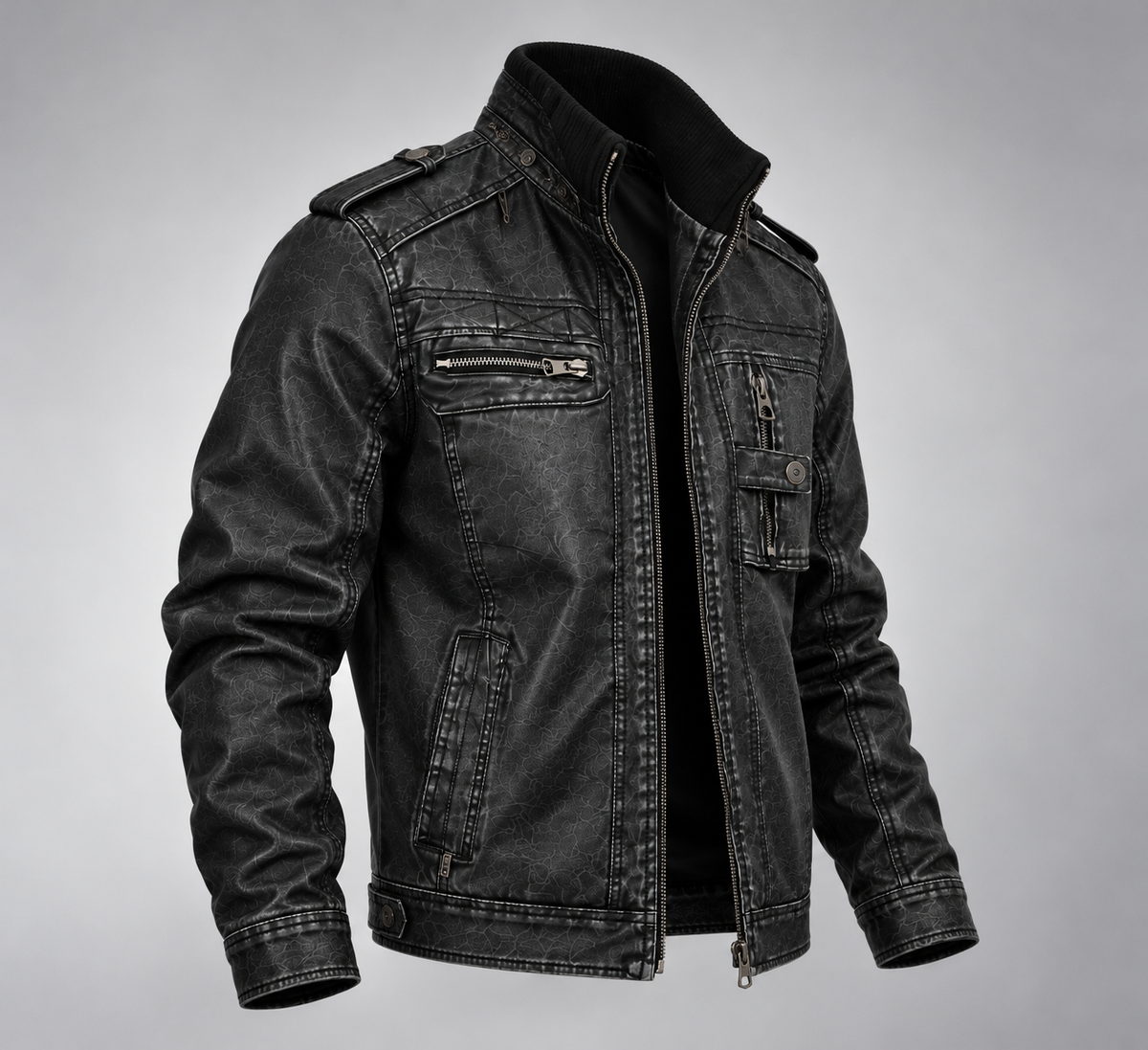 Chaqueta Asfalto negra sin modelo 45