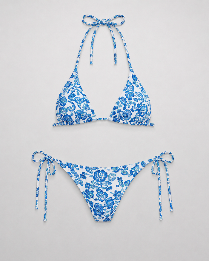 Bikini Cala Azzurra Floral — vista frontal