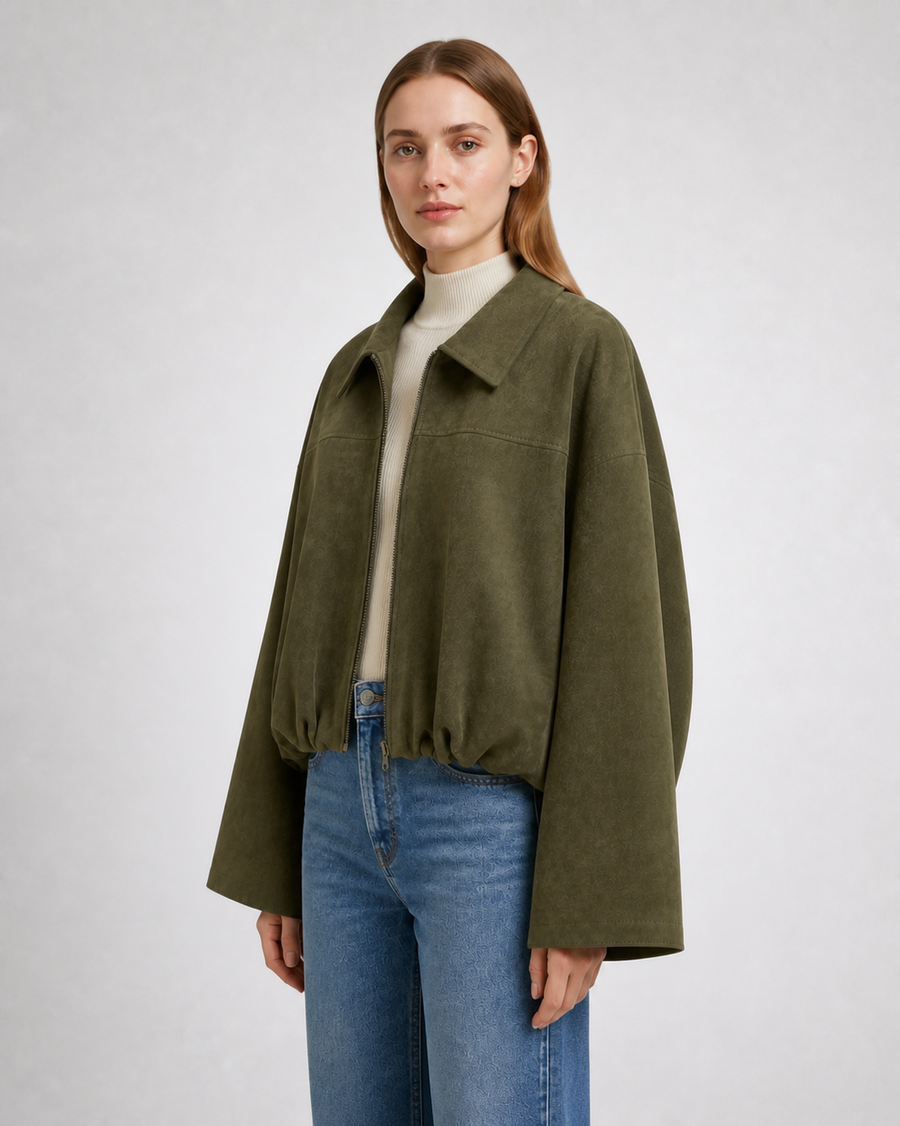 Valle | Chaqueta bomber efecto ante