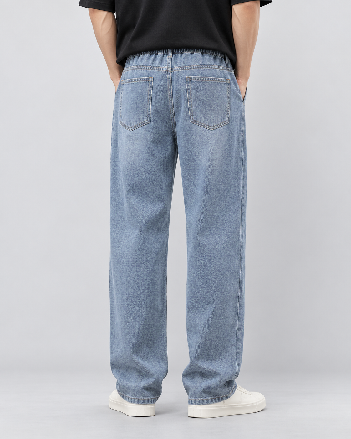 Pantalón vaquero flex Azul - trasera