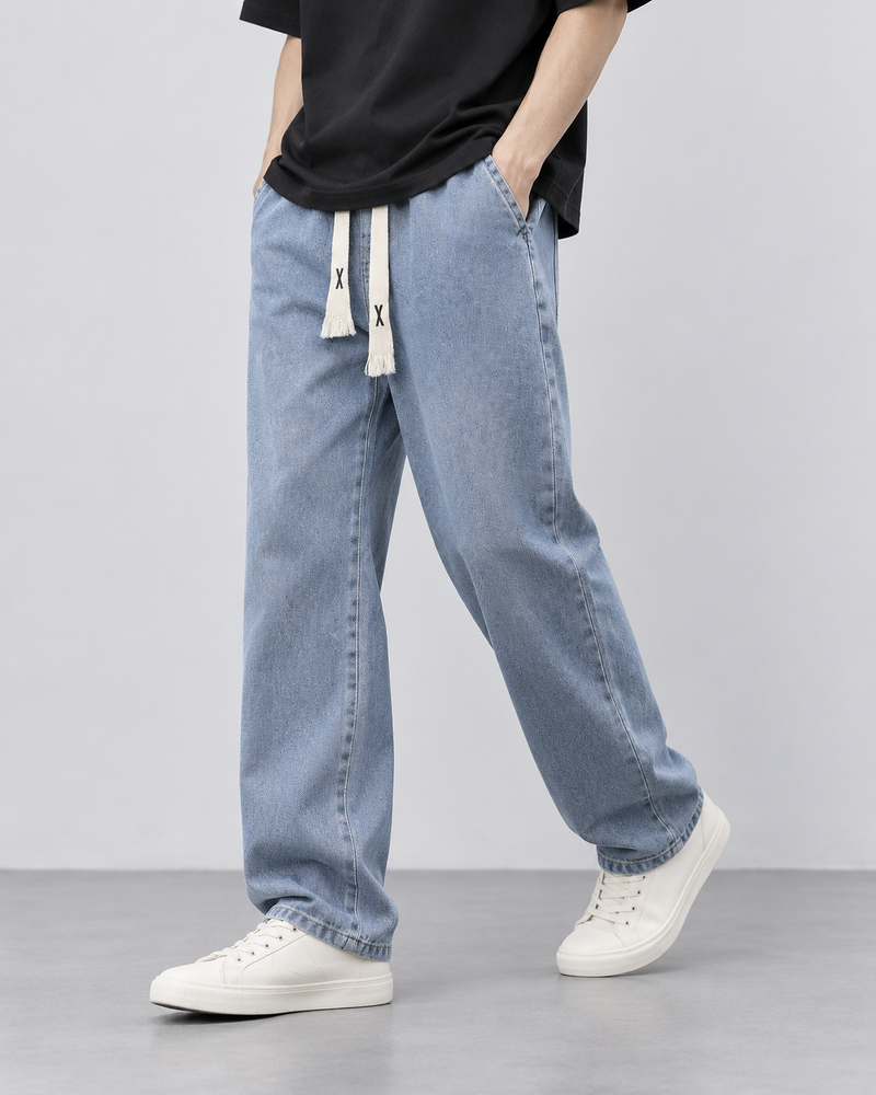 Pantalón vaquero flex Azul - en movimiento