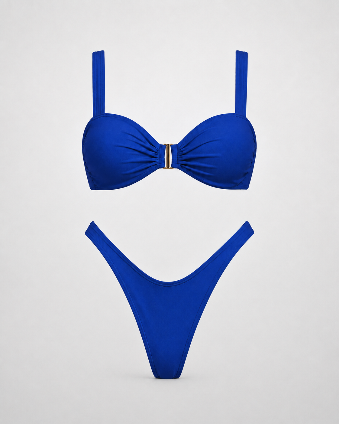 Bikini Ibiza Bandeau — azul — vista frontal