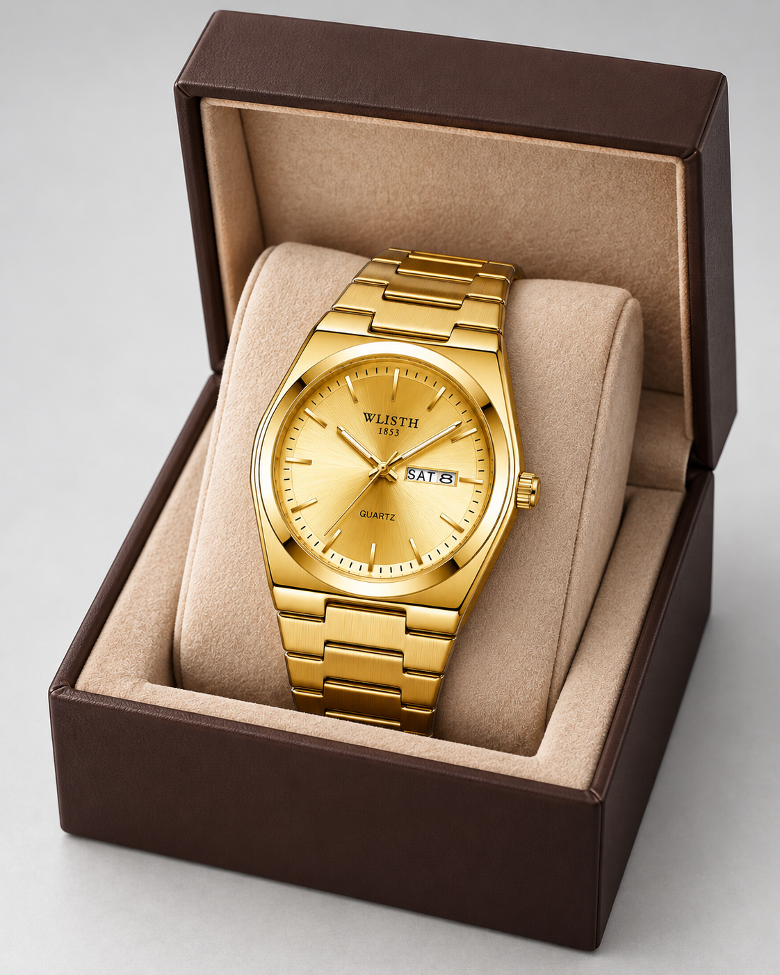 Reloj Monaco Signature — Dorado — caja
