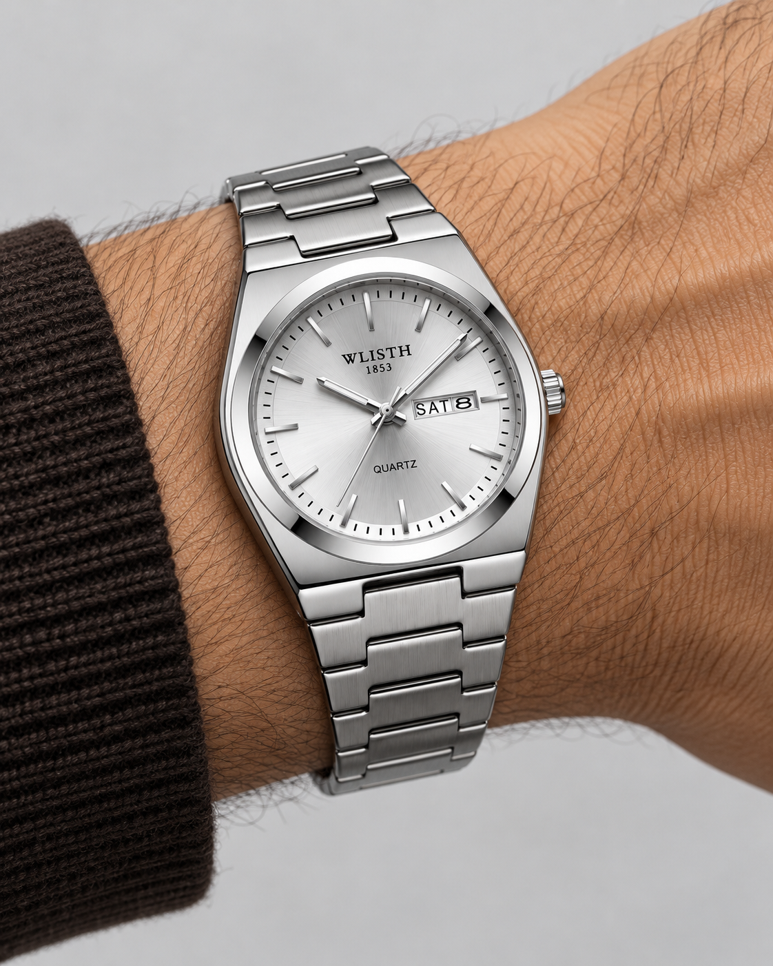 Reloj Monaco Signature — Plateado — muneca