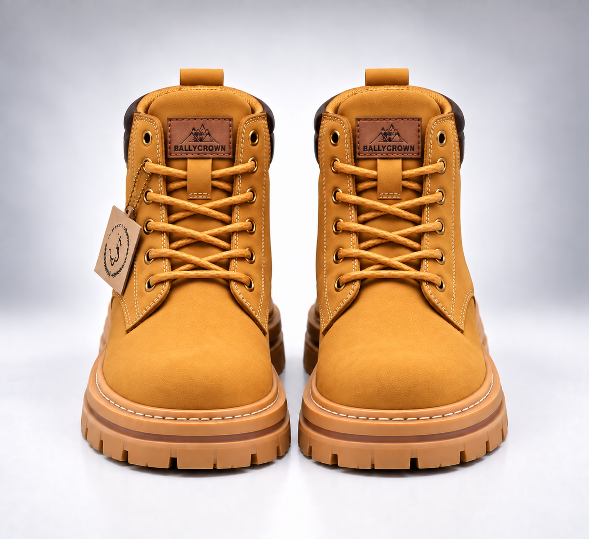 Ridge Urban Boots camel frontal