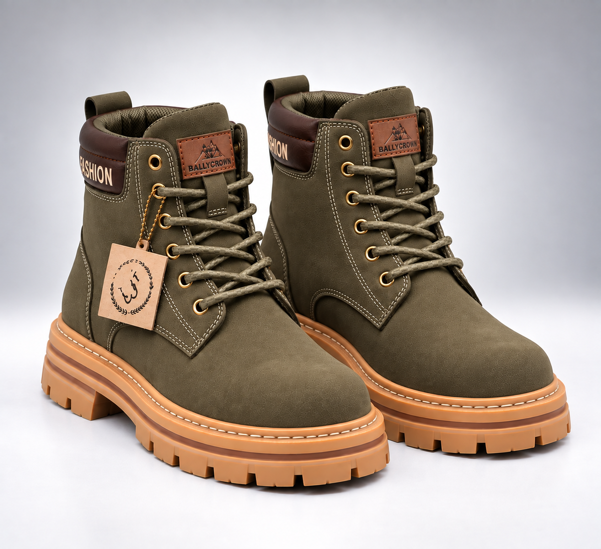 Ridge Urban Boots verde oliva 45 grados