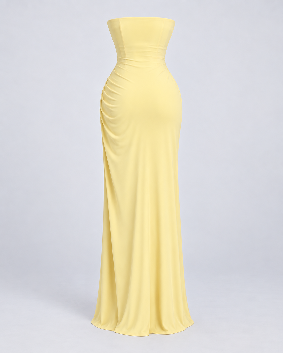 Vestido Santorini Drape amarillo pastel - imagen 3 de 6