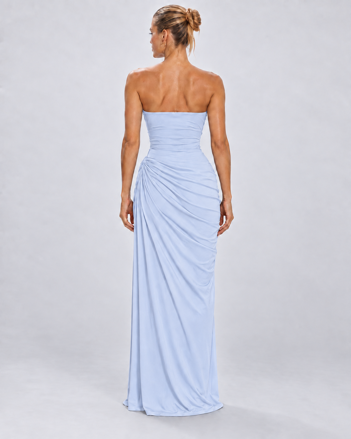 Vestido Santorini Drape azul turquesa - imagen 6 de 6