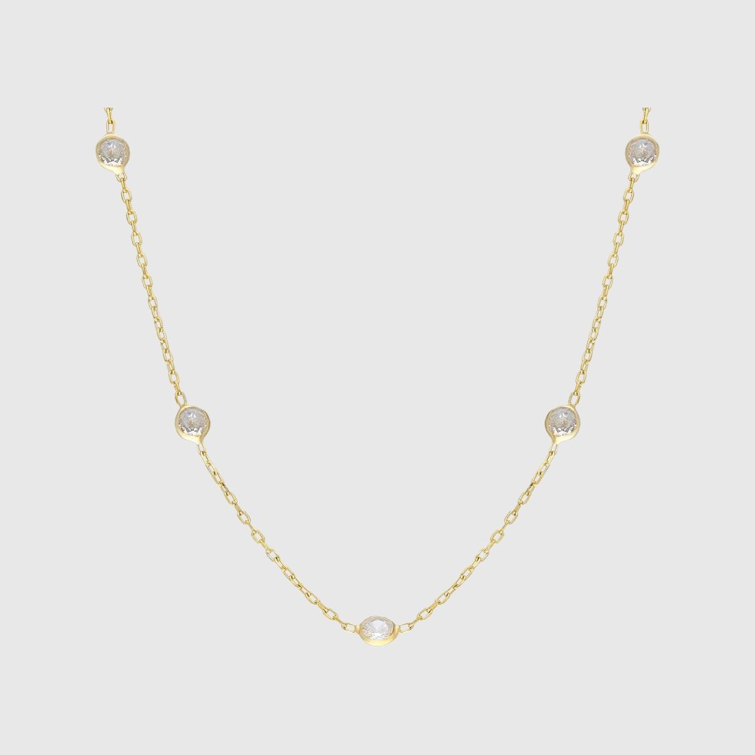 Cata | Collar fino con piedras espaciadas