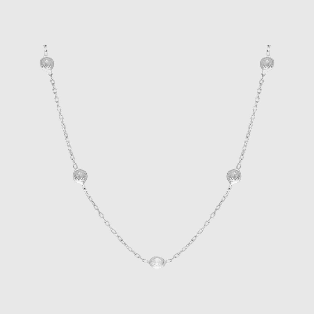 Cata | Collar fino con piedras espaciadas